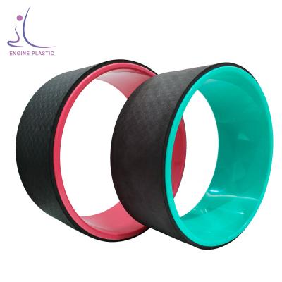 China Best Comfortable/Durable/Eco-Friendly/Anti-Slip Yoga Wheel For Muscles Back Pain Stretch Custom Logo Yoga Pilates 3 Pack Set Wheel for sale