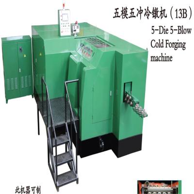 China Building Material Shops High Speed ​​5 Die 5 Blow Bolt Automatic Cold Forging Machine Former à venda