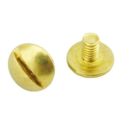 China High Quality Brass Truss Truss Screws Head Slotted Machine Screw for sale