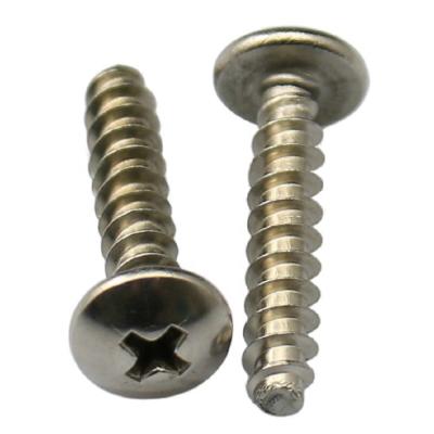 China Truss Head Self Tapping Pan Phillips Screws with Flat Shank for sale