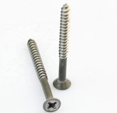 中国 Flat Cross Recessed Flat Head Screws Wood Furniture Fasteners 販売のため