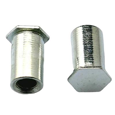 Κίνα Hexagon Head Internal Thread Flat Galvanized Female Screw προς πώληση