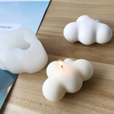 China Hot Sale Disposable Factory Wholesale Price Clouds Shape Candle Clouds Form Candle Mold Candle Decorations Onlineshop for sale