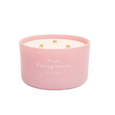 China Home Decoration Factory Direct Supplier 3 Wick Candles Branded Scented Candles Personalized Led Candles for sale