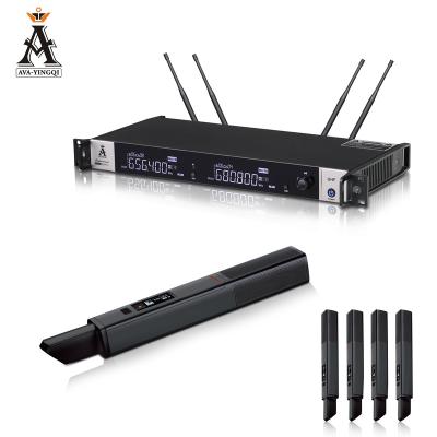 China UHF Handheld Wireless Microphone True Microphone Diversity For Big Stage for sale