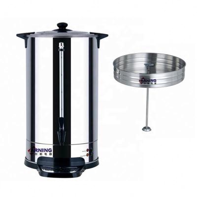 China Hotel 70~136 Cups One-Piece Body Commercial Stainless Steel Coffee Urn for sale