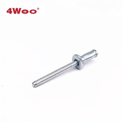 China Rivrting steel / unigrip steel milled head blind rivets single drum pop rivets for manufacturing industry for sale