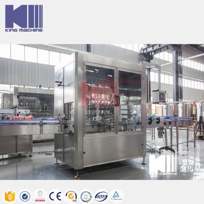 China Automatic Beverage Plastic Bottle Filling Machine Linear Bottling Plant Hand Soap for sale