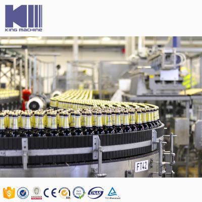 China Complete line beverage beer solution for glass bottle beer for sale