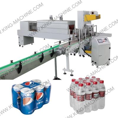 China Beverage PET Film Bottle Heat Shrink Packaging Machine / Automatic Machinery / Equipment KINGMACHINE for sale