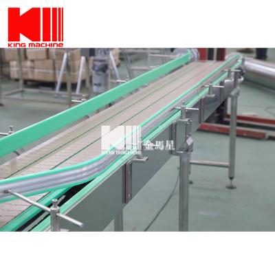 China King Machine Customized Fire Resistant Bottle Flat Conveyor For Bottled Water Filling Line for sale