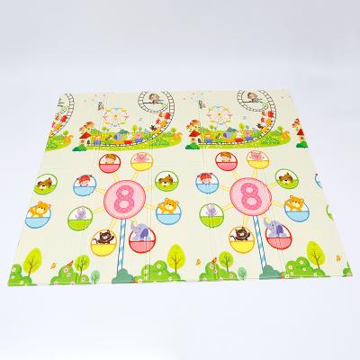 China Non-Toxic Safety Foam Baby Play Mat XPE Rolling Playmat Portable Waterproof PE Baby Care Foam Play Mat for sale