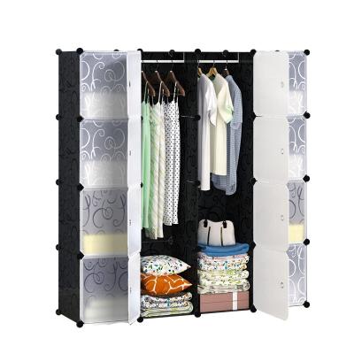 China Portable Organizer Clothes Cabinet DIY Eco-Friendly Cube Cabinet Wardrobe Storage 20 for sale