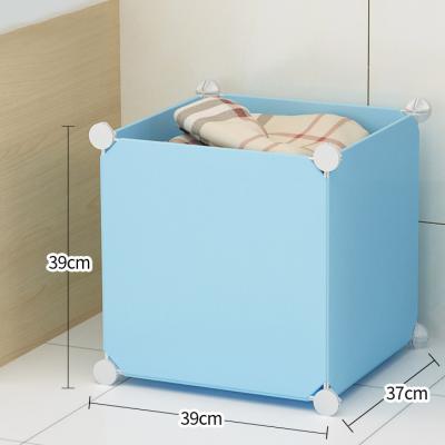 China Sustainable DIY Cubes Modern Waterproof Plastic Bathroom Laundry Cabinets Easy To Install And Store for sale