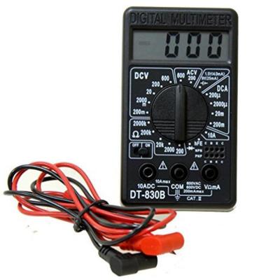 China DT830B Pocket Digital Multimeter with AC DC Voltage Tester DT830B for sale