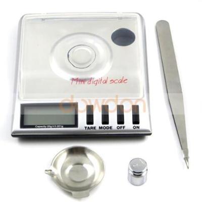 China Pocket 0.001g Digital Jewelry Electronic Scale Accuracy 34 X 34 X 5MM for sale