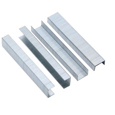 China Flat 80 Series High Quality 21 Gauge Pneumatic Nails Galvanized Furniture Staples Woodland for sale