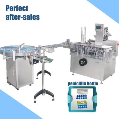 China Medical Perfect Aftermarket Cartoning Machine Medicine Penicillin Bottle Cartoner Machine for sale