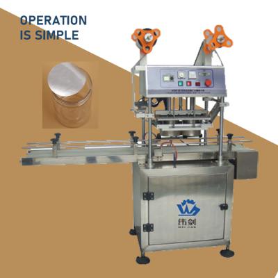 China Stable Performance Beverage Tin Film Bottle Mouth Sealing Machine Capping Machine for sale