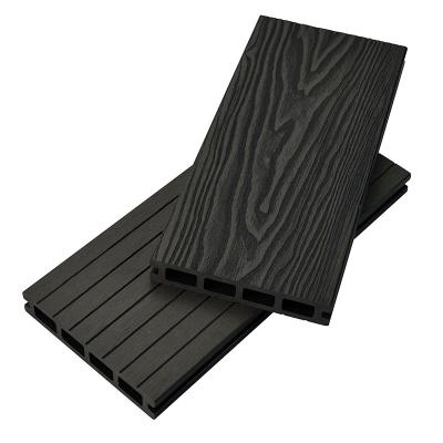 China Waterproof/eco-friendly/UV-resistant/anti-water/non-slip/easy install high-end customized plastic composite decking exterior waterproof garden/terrance wood flooring for sale