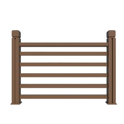 China Waterproof/eco-friendly/UV-resistant/easy install Wpc wood railing new easy intasllation outdoor outdoor garden balcony for sale