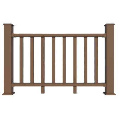 China Waterproof/eco-friendly/UV-resistant/easy install NEW easy installation outdoor wood composite wpc fencing balustrades for stairs for sale