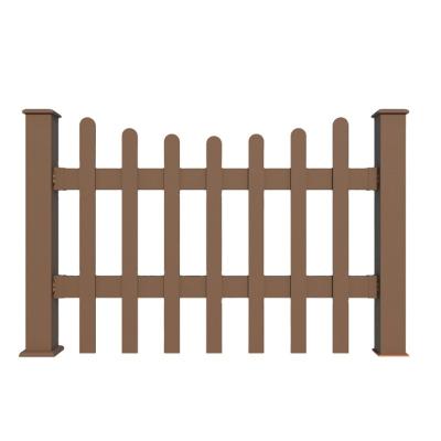 China Waterproof/eco-friendly/UV-resistant/easy install NEW waterproof durable landscape commercial and residential wood plastic composite garden railing WPC for sale