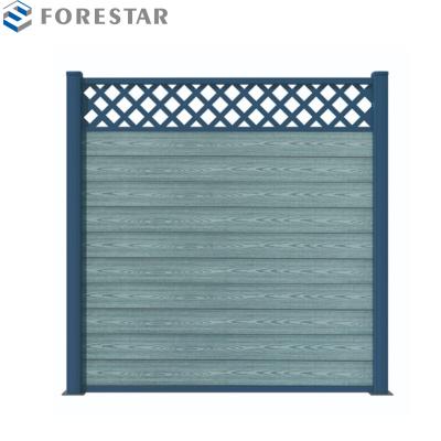 China New High Quality 3d Aluminum Composite Fence Panel Post Fence Easily Assembled Fence for sale