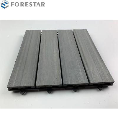 China Waterproof/eco-friendly/UV-resistant/anti-water/non-slip/easy install new style hot sale wood floor tiles coextruded diy wpc tiles composite tiles for sale