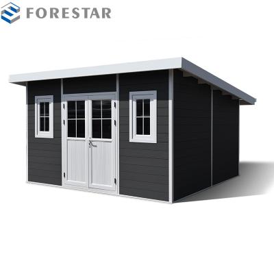 China Hot Selling New Waterproof Outdoor Easily Assembled WPC Garden Storage Shed for sale