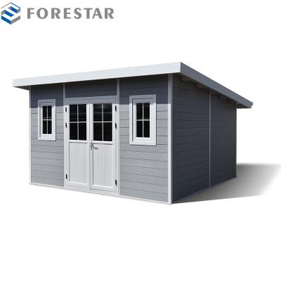 China Easily Assembled Anti-UV Wooden Plastic Composite Storage Garden Sheds For Sale for sale