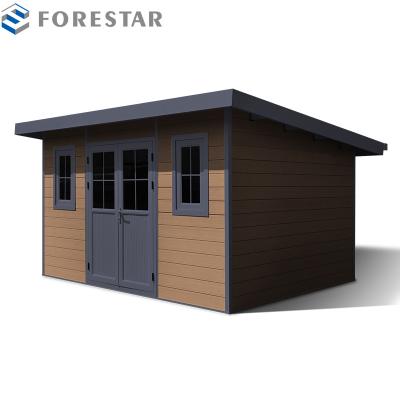 China NEW easily assembled eco-friendly waterproof wooden plastic garden shedsoutdoor storage sheds on sale for sale