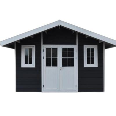 China Easily Assembled E2844 4M*4M Storage Shed For Sale High Quality Outdoor Aluminum Frame 4x4 Gray Surface Garden Tool Color Feature From China for sale