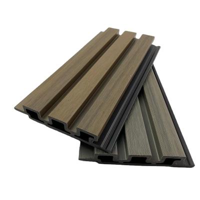 China Waterproof/eco-friendly/UV-resistant/anti-water/non-slip/easy install new eco-friendly exterior wall cladding water proof coextruded wood wpc wall cladding for sale