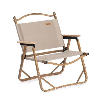 China Naturehike furniture kermit furniture chair MW02 outdoor wood grain aluminum portable folding camping chair for sale