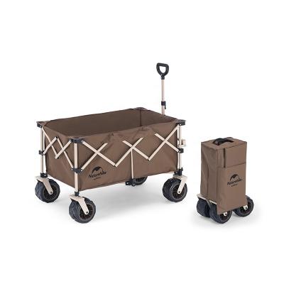 China Plants Naturehike Garden Cart TC02 Big Wheel Beach Cart Universal Folding Outdoor Camping Foldable Utility Cart for sale