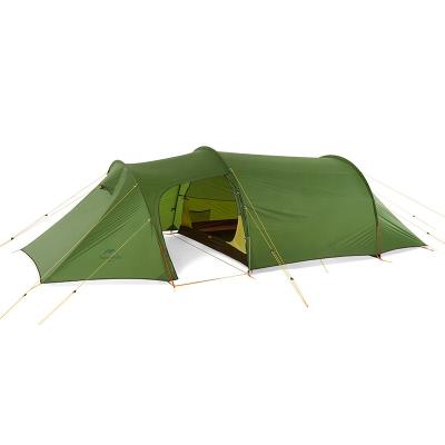 China Tube Type Tent Stake Naturehike 20D Nylon Fabric Outdoor Camping Tent For 3 Person Opalus Tunnel Tent Ultralight Family for sale