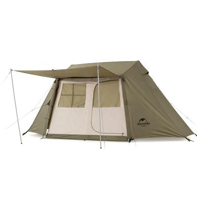 China Naturehike Upright Bracing Type 5.0 Village Roof 3 Or 4 Person Outdoor Camping Tents for sale