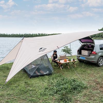 China Naturehike Outdoor Shade Car Tail UPF50+ Sun Rainproof Gabled Type Straight Bracing Type For Car Moving for sale