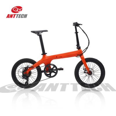 China 20 Inch Chinese Factory Hidden Battery Lightweight Carbon Fiber City Folding Electric Bike For Adults for sale