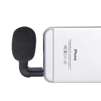 China Professional Microphone Meilike Factory New Product M0001 Mini Elbow Wireless Smartphone Live Stand Recording Cable Microphone for sale