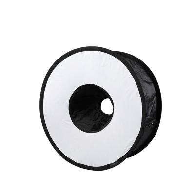 China Meilike K027 45cm Circular Nylon Portable Flexible Soft-Cloth Box With Ring Light Cloth Coated Material For Camera Photography for sale