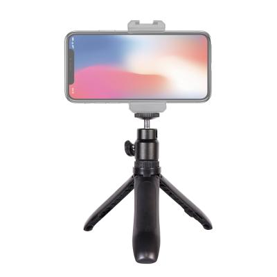 China Meilike C043 Mini Ball Head Mini Tripod Material ABS Plastic+Aluminum Main 1/4 Screw Mouth Professional Clip Tripod Stand for sale