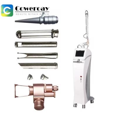 China Glass Rf Tube Co2 Fractional Laser Beauty Machine For Pigment And Wrinkle Removal for sale