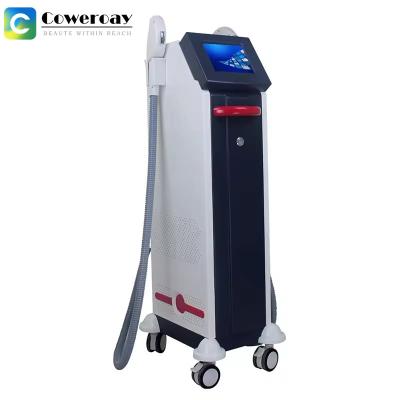 China 2 Handles Ipl Elight Laser Permanent Hair Removal Machine For Skin Rejuvenation for sale