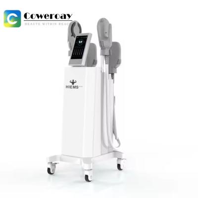 China 4 manijas Máquina de estimulación muscular electromagnética Blanco en venta