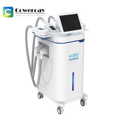 China 4 Handles 360 Cryolipolysis Slimming Machine Body Contouring Vacuum Therapy Machine for sale