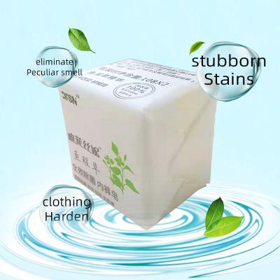 China Hotel Durable Hand Packed Laundry Liquid Bleaching Laundry Soap Organic Houttuynia Soap for sale