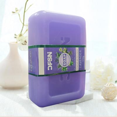 China Private Label Natural Organic Deep Cleansing Base Cleansing Removing Mites And Acne Lavender Brightening Handmade Soap for sale