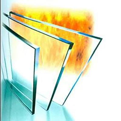 China Supermarket High Quality Fire Rated Glass 8mm Anti Fire Resistant Tempered Glass Fire Proof Glass for sale